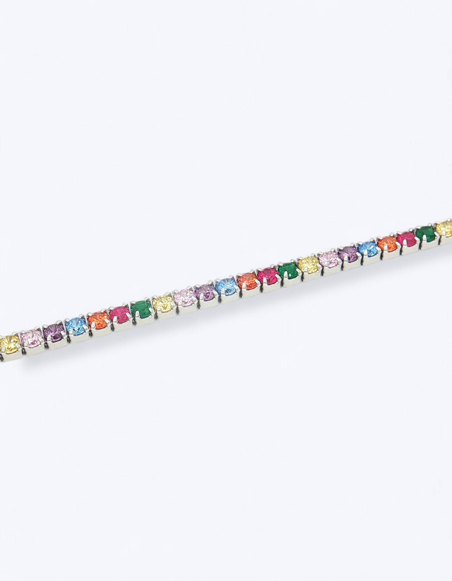 BRACCIALE TENNIS IN ARGENTO CON ZIRCONI 2MM