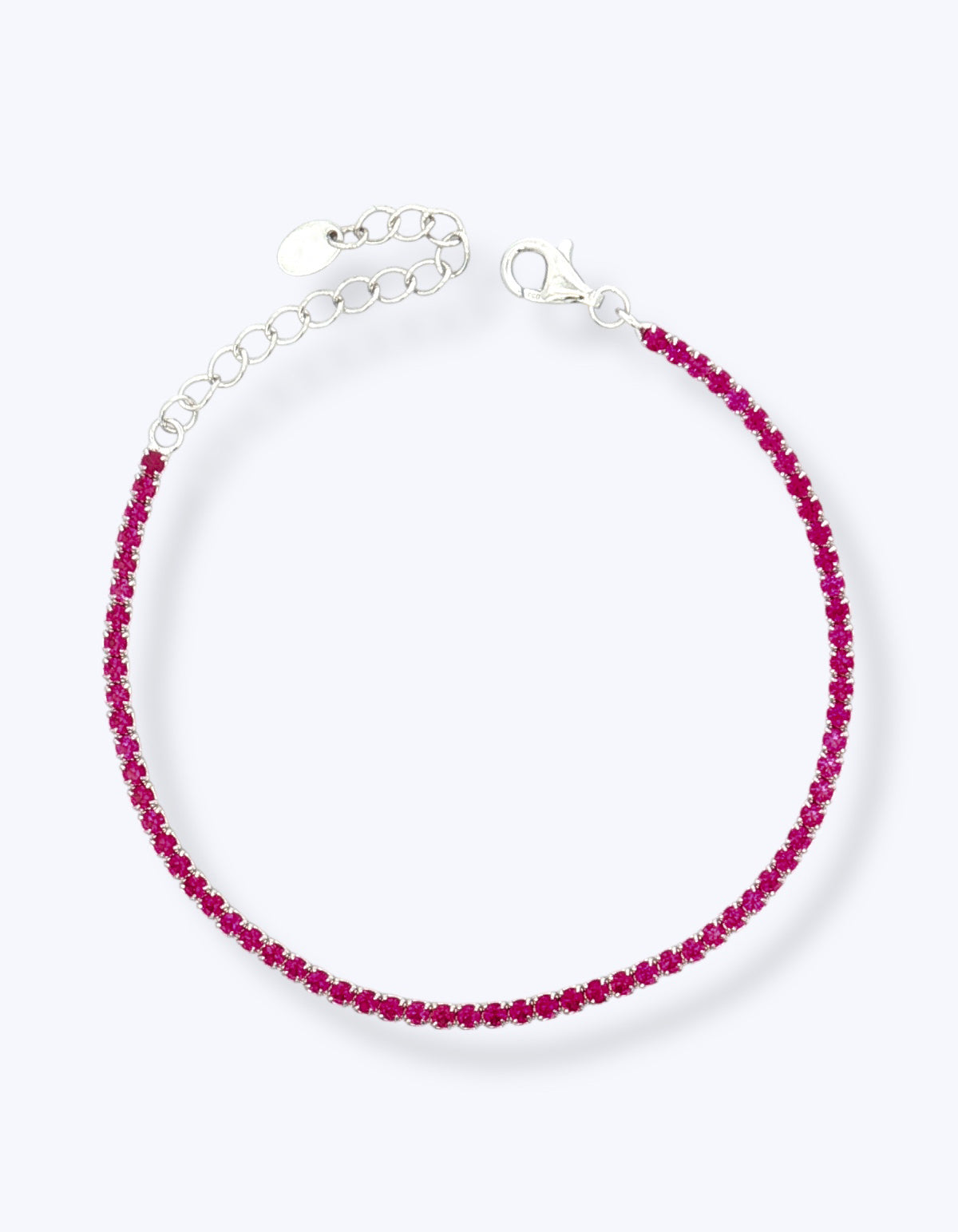 BRACCIALE TENNIS IN ARGENTO CON ZIRCONI 2MM