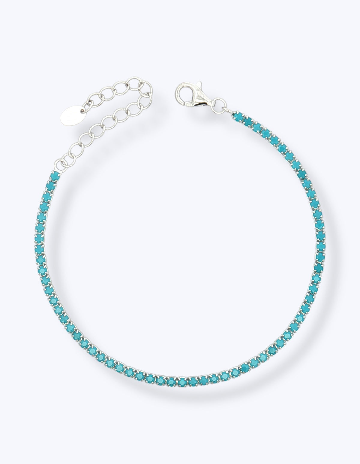 BRACCIALE TENNIS IN ARGENTO CON ZIRCONI 2MM