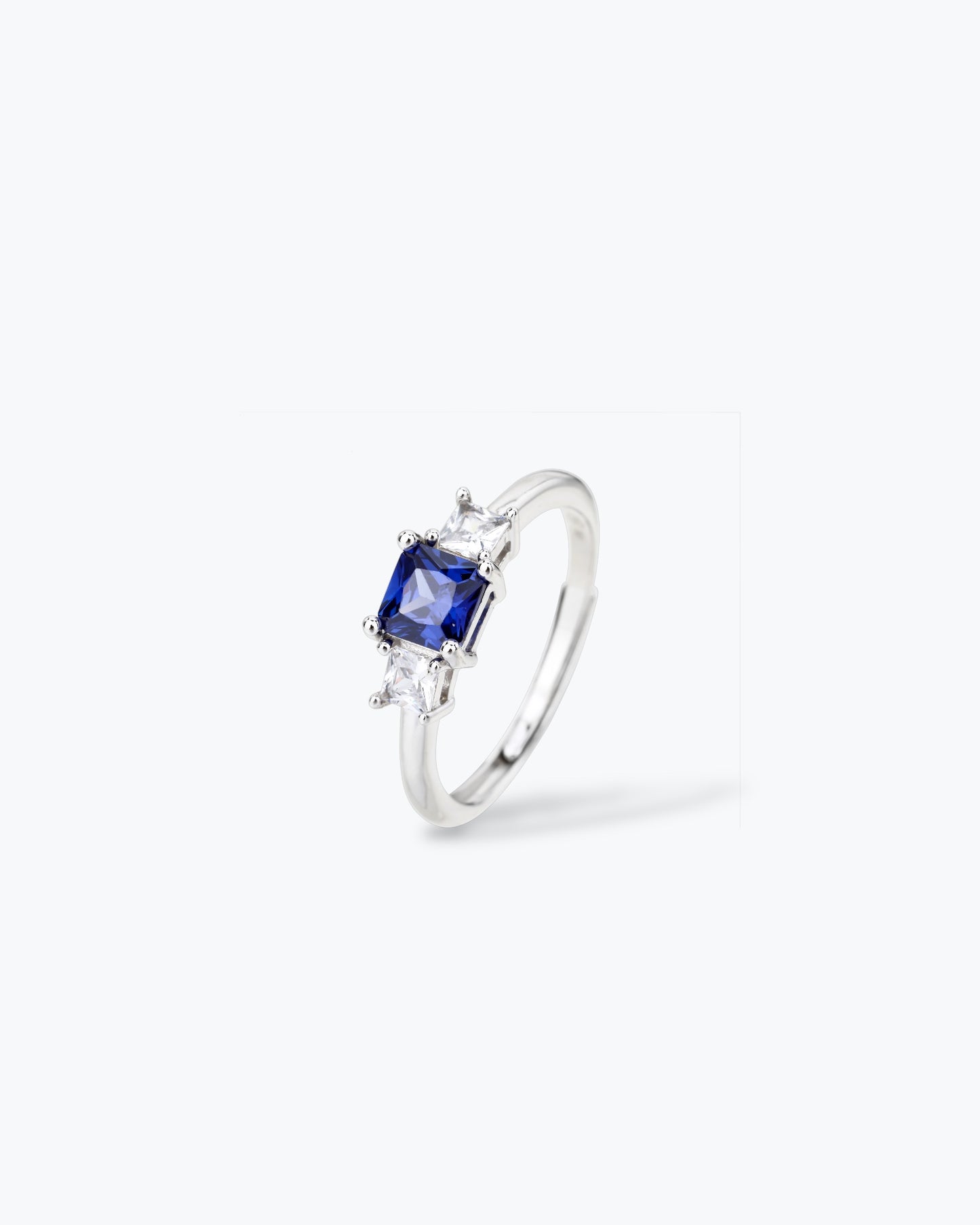 ANELLO CON ZIRCONE CENTRALE COLORATO