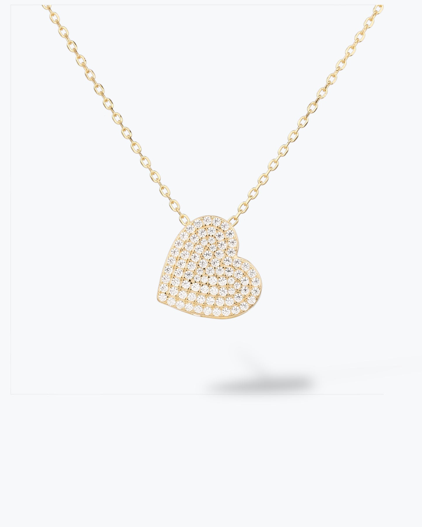 COLLANA CUORE PAVÈ