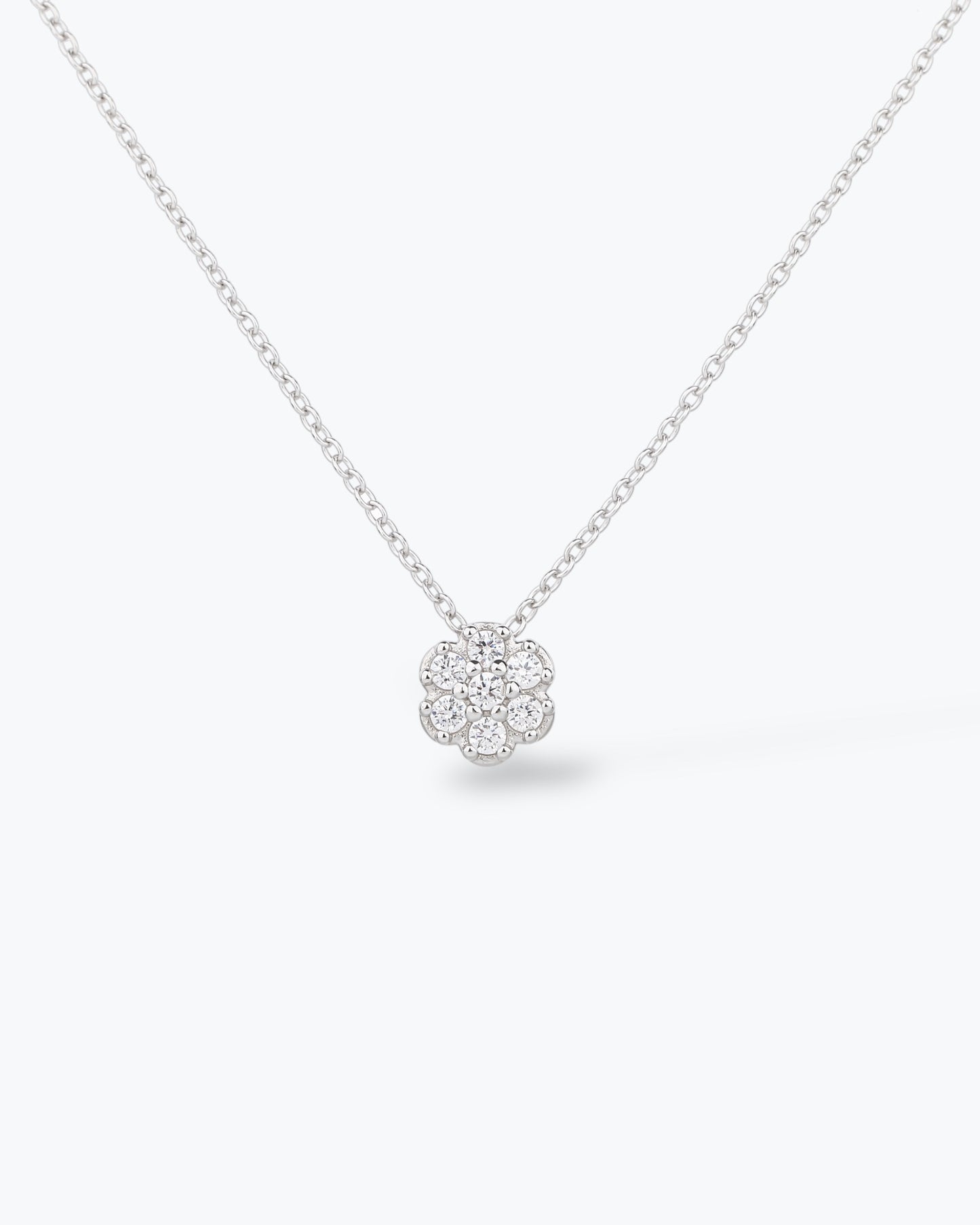 COLLANA FIORE BIANCO