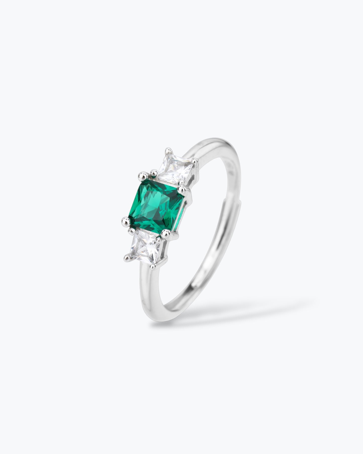 ANELLO CON ZIRCONE CENTRALE COLORATO