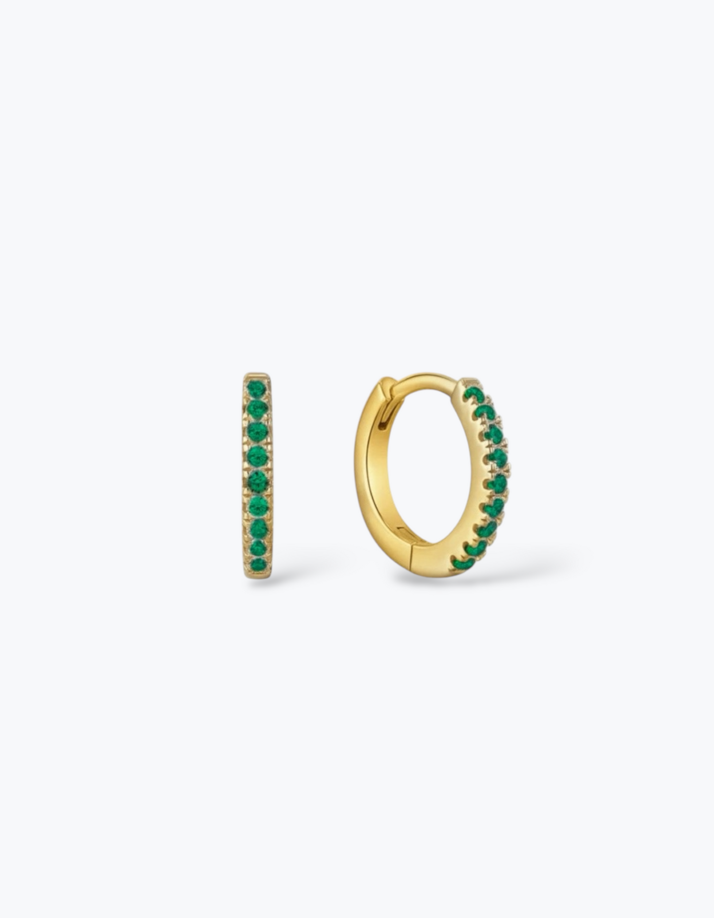 ORECCHINI HOOP CON ZIRCONI
