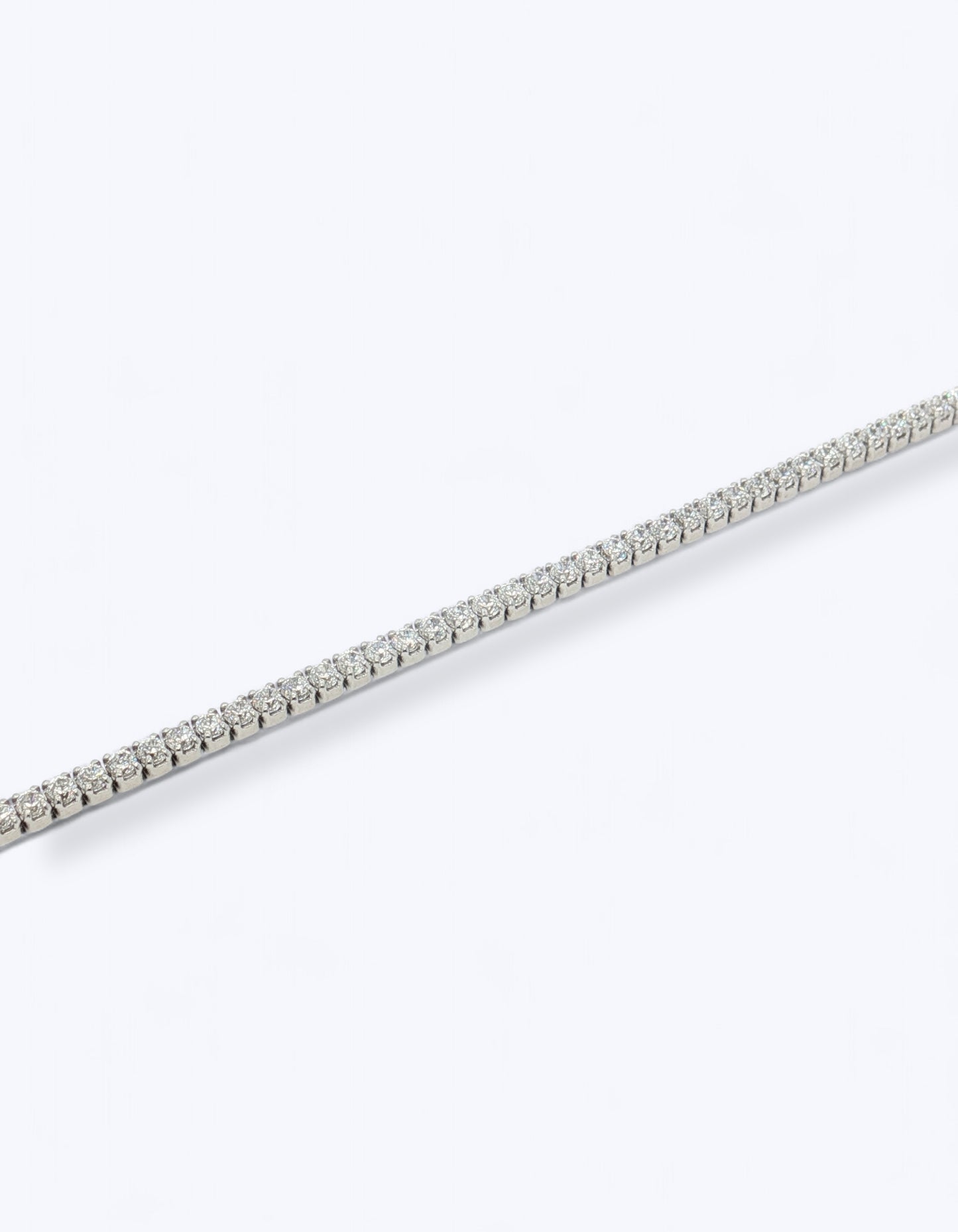 BRACCIALE TENNIS IN ARGENTO CON ZIRCONI 1,5MM