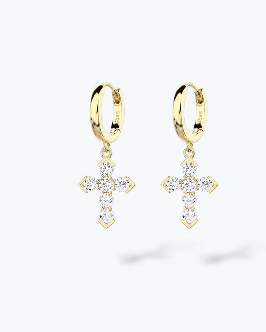 ORECCHINI A SCATTINO CROSS