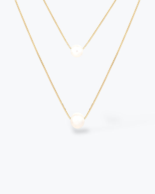COLLANA DOUBLE PEARL