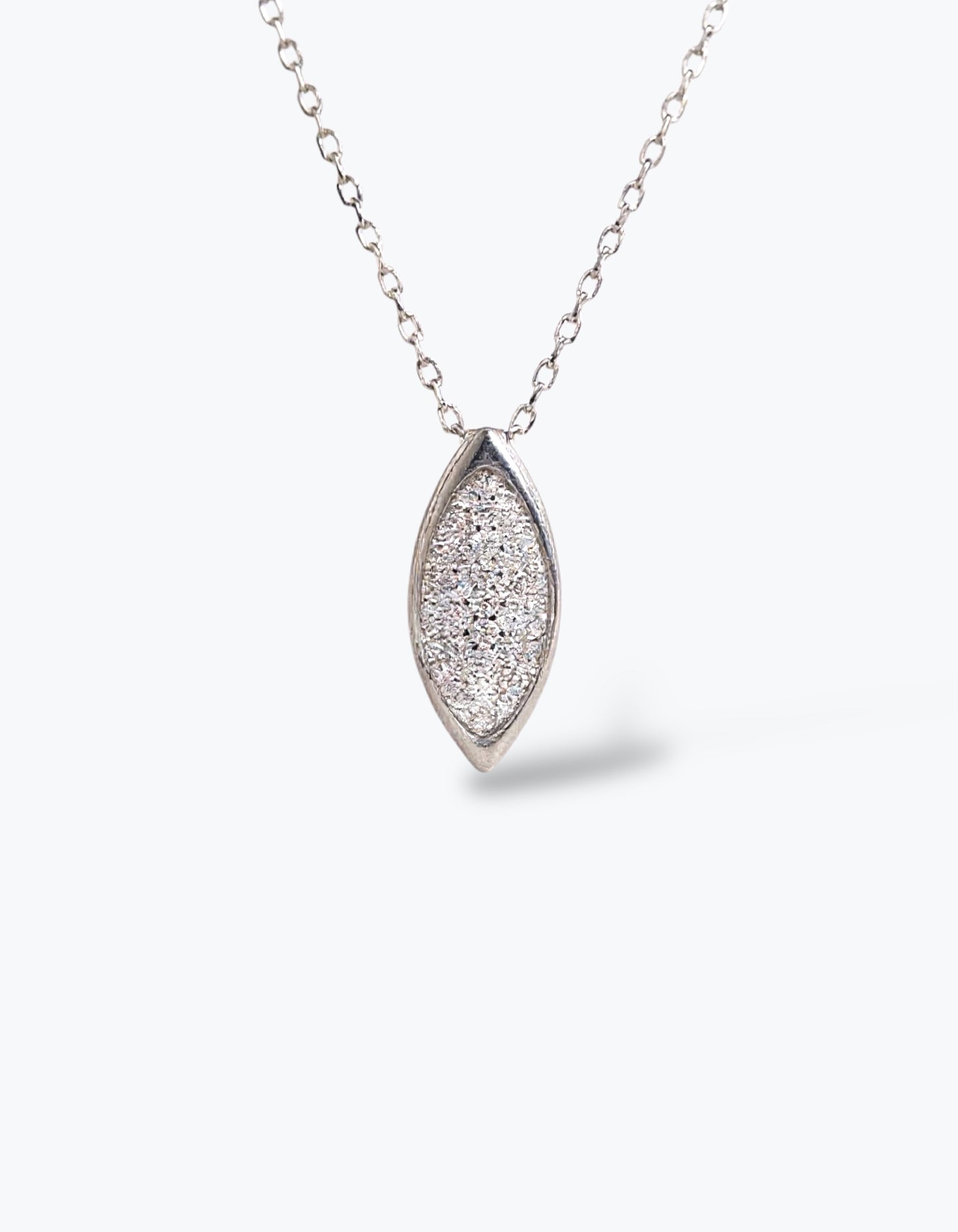 COLLANA MARQUISE IN ARGENTO 925