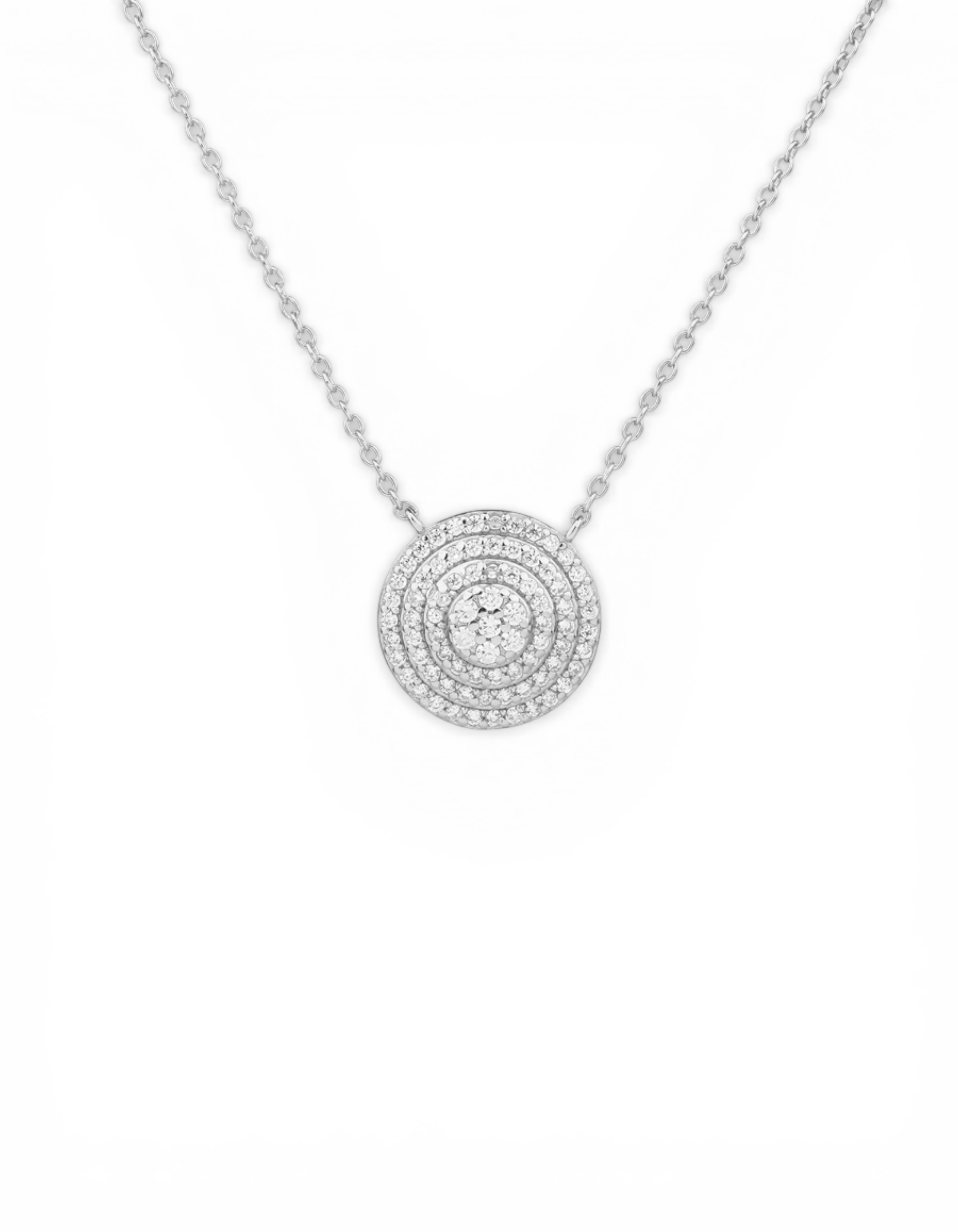 COLLANA CERCHIO CON PAVÈ