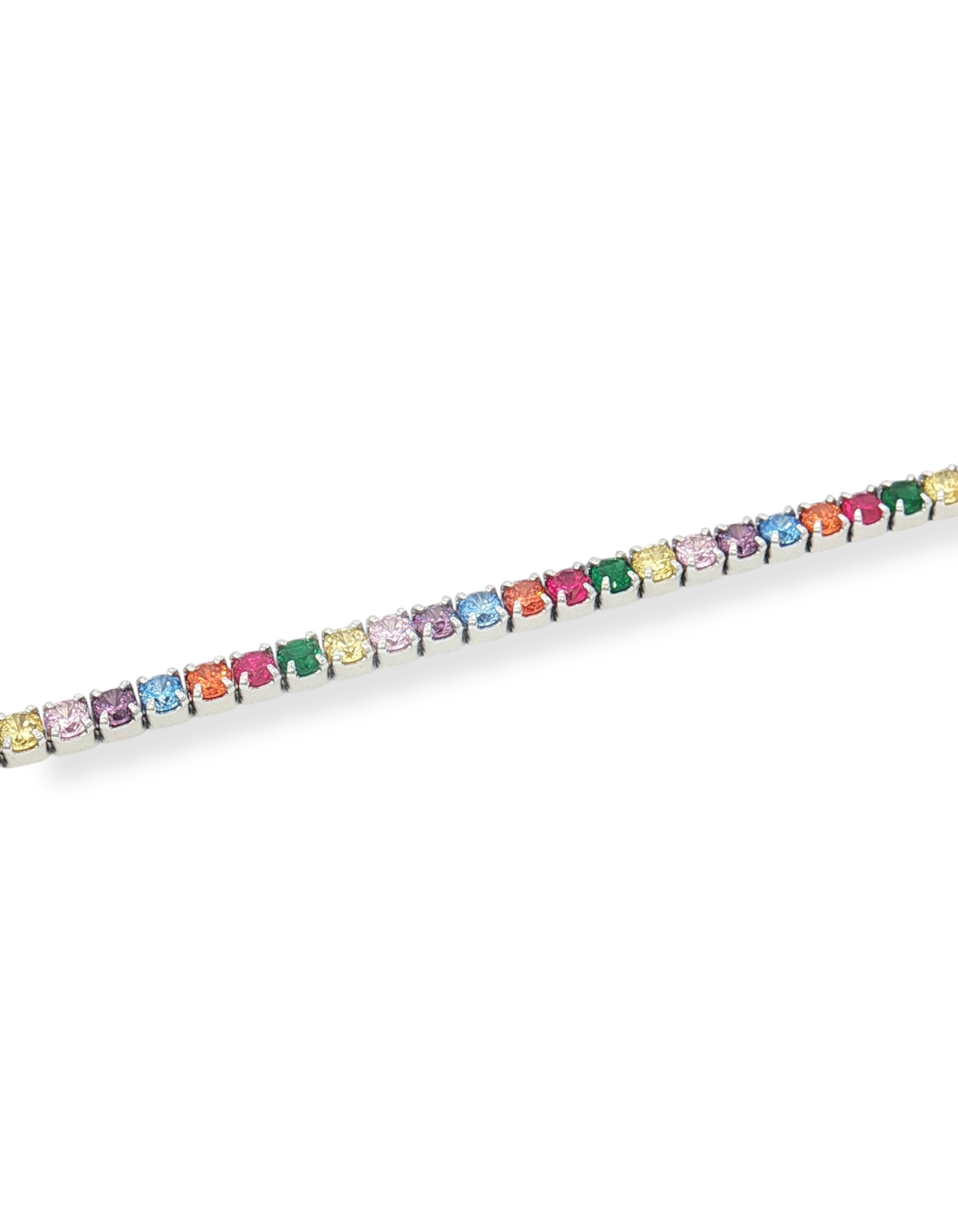 BRACCIALE TENNIS IN ARGENTO CON ZIRCONI 2MM