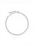 BRACCIALE TENNIS IN ARGENTO CON ZIRCONI 2MM