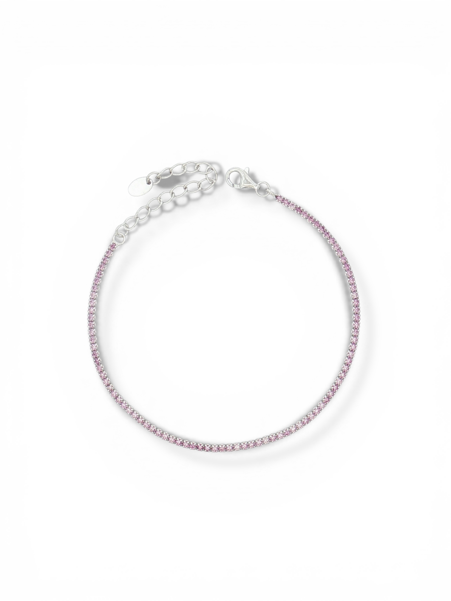 BRACCIALE TENNIS IN ARGENTO CON ZIRCONI 1,5MM