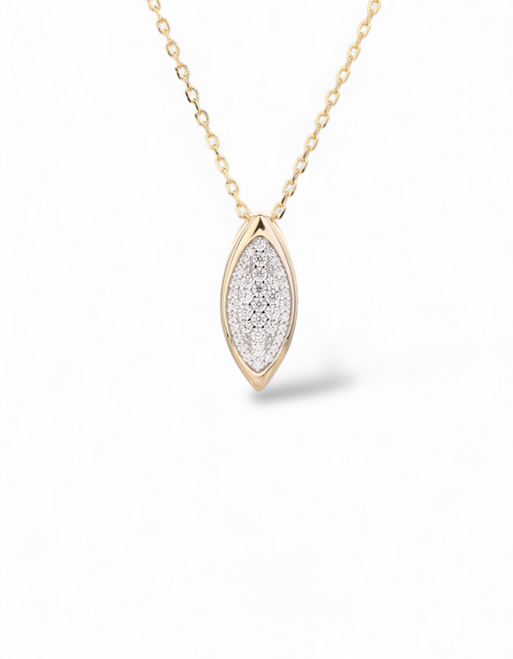 COLLANA MARQUISE IN ARGENTO 925