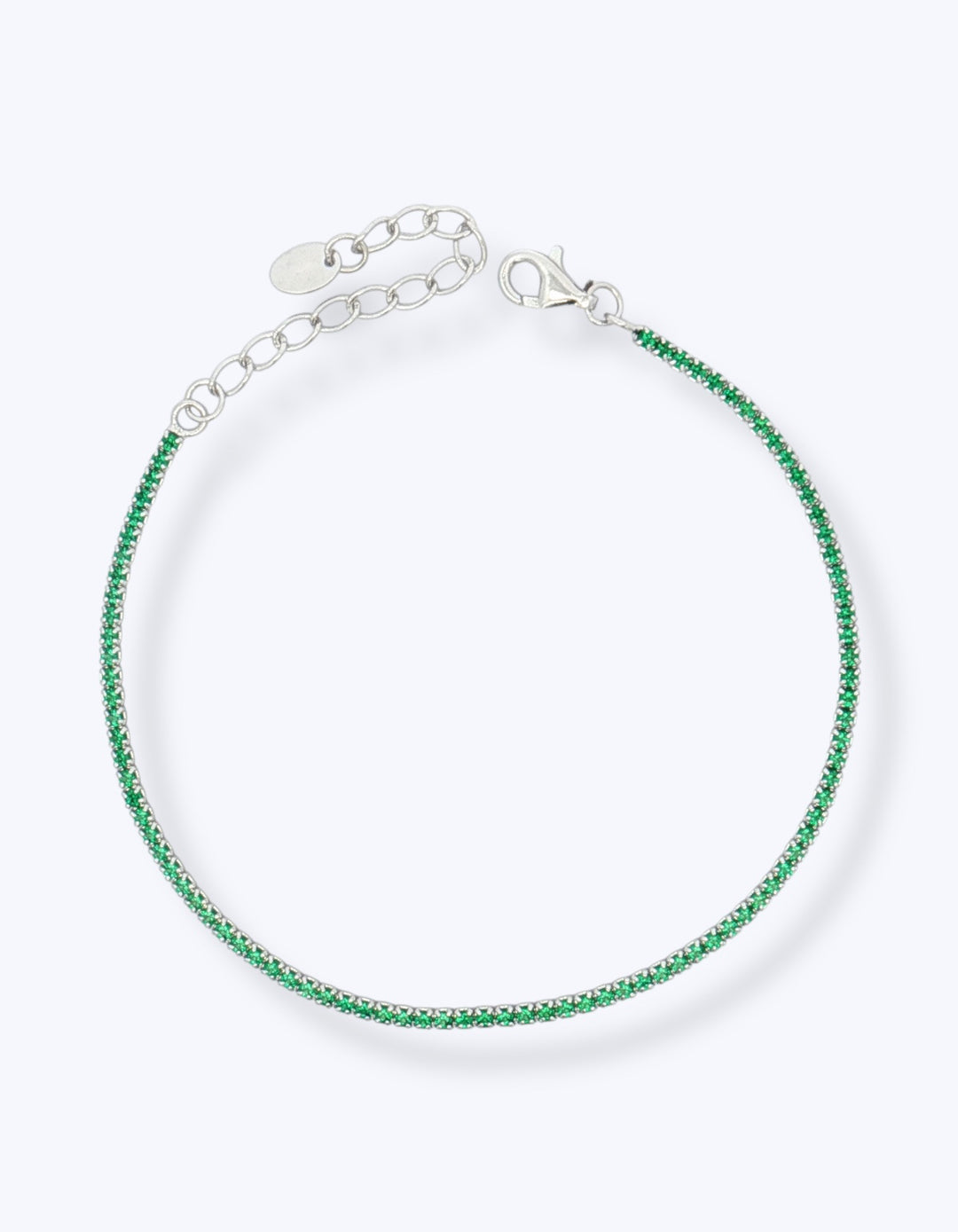 BRACCIALE TENNIS IN ARGENTO CON ZIRCONI 1,5MM