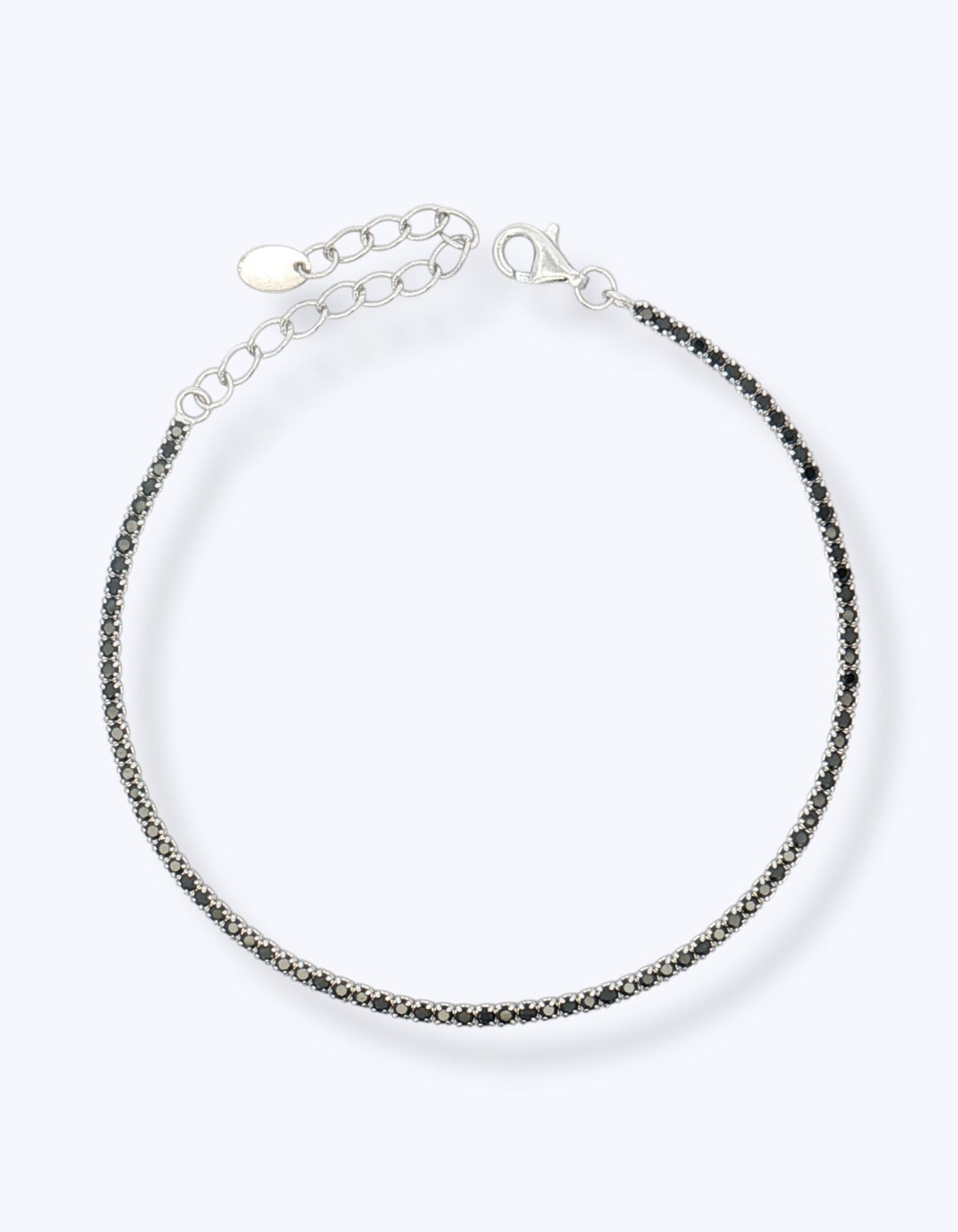 BRACCIALE TENNIS IN ARGENTO CON ZIRCONI 1,5MM