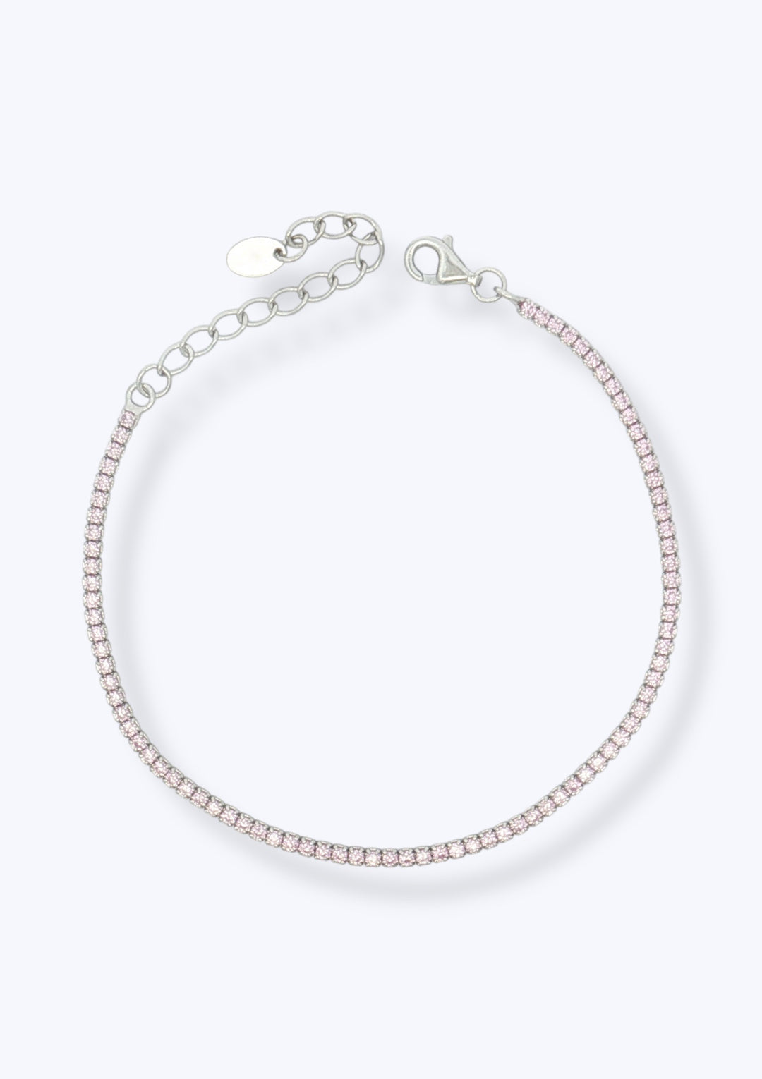 BRACCIALE TENNIS IN ARGENTO CON ZIRCONI 1,5MM