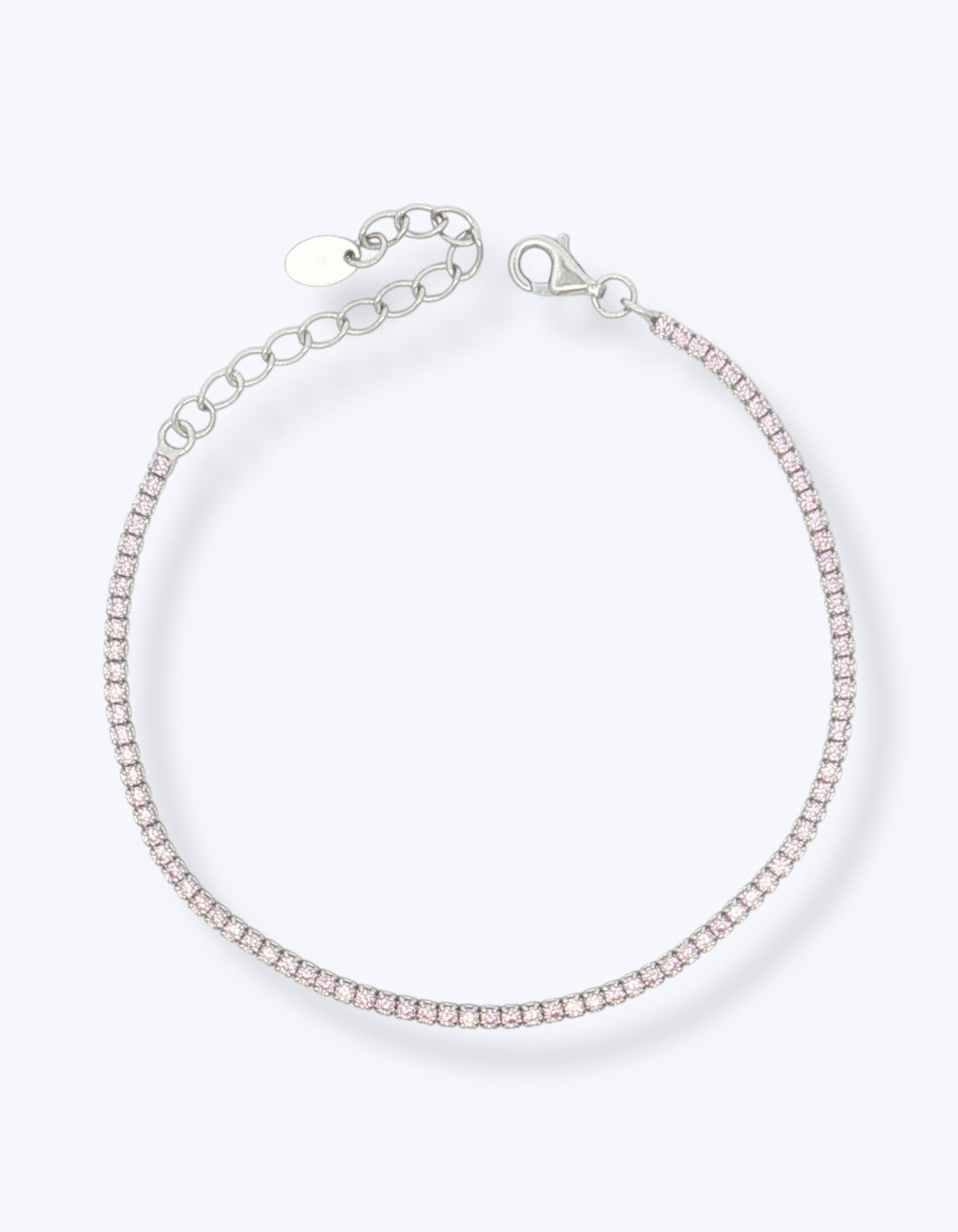 BRACCIALE TENNIS IN ARGENTO CON ZIRCONI 1,5MM