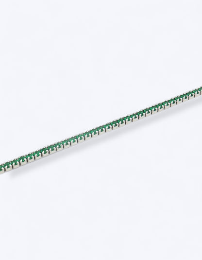 BRACCIALE TENNIS IN ARGENTO CON ZIRCONI 1,5MM