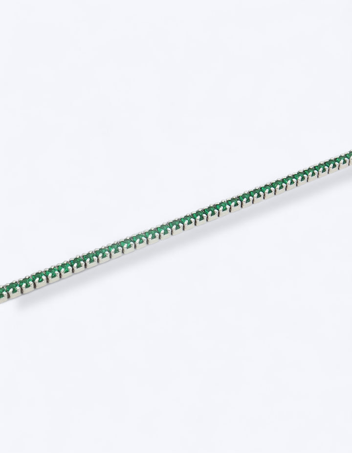 BRACCIALE TENNIS IN ARGENTO CON ZIRCONI 1,5MM