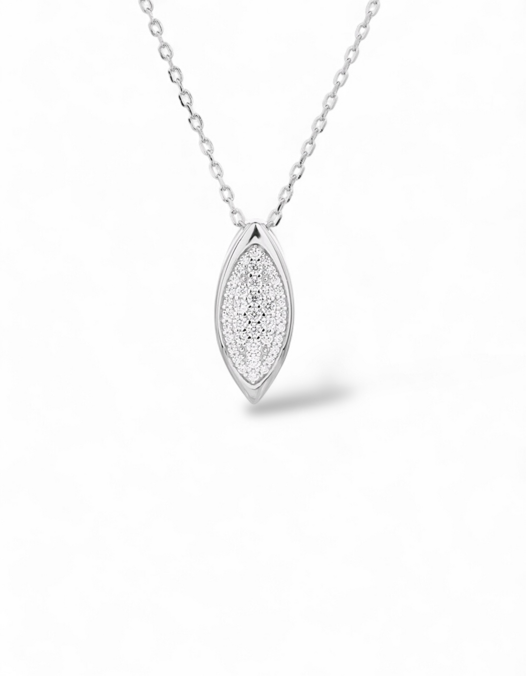 COLLANA MARQUISE IN ARGENTO 925