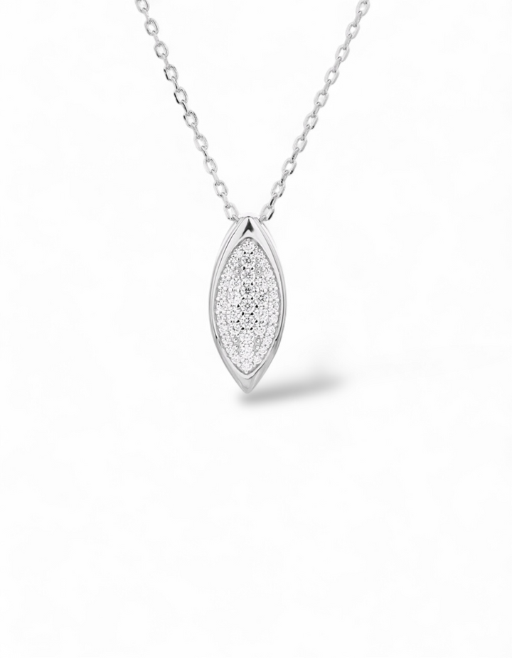 COLLANA MARQUISE IN ARGENTO 925
