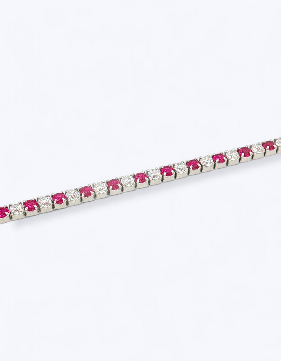 BRACCIALE TENNIS IN ARGENTO CON ZIRCONI 2MM