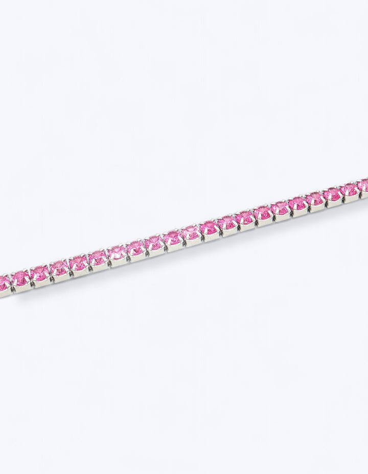 BRACCIALE TENNIS IN ARGENTO CON ZIRCONI 2MM