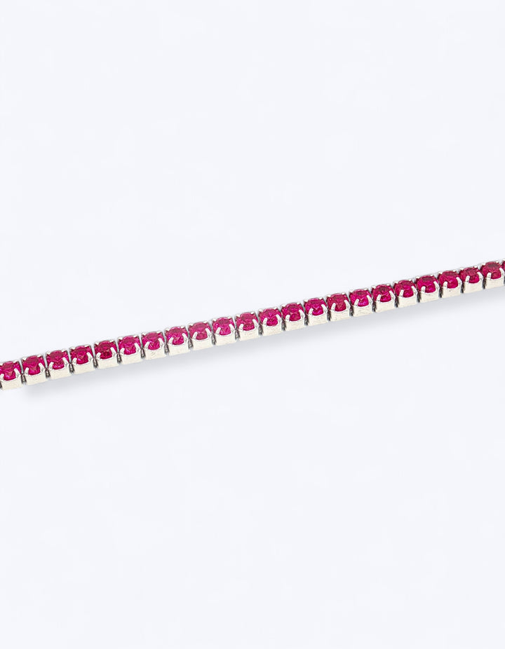 BRACCIALE TENNIS IN ARGENTO CON ZIRCONI 2MM