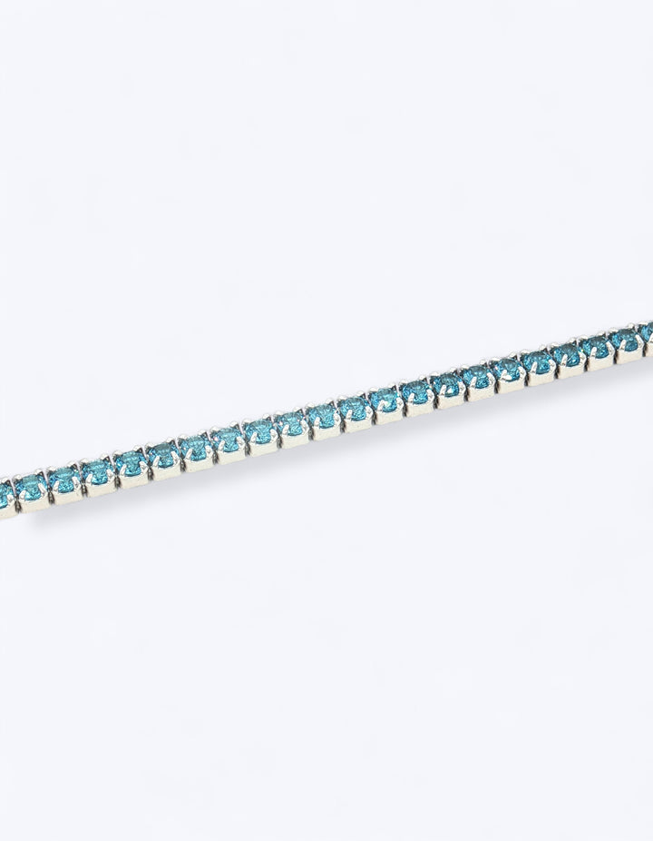 BRACCIALE TENNIS IN ARGENTO CON ZIRCONI 2MM