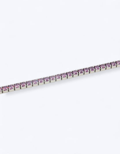 BRACCIALE TENNIS IN ARGENTO CON ZIRCONI 2MM