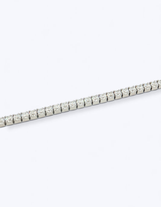 BRACCIALE TENNIS IN ARGENTO CON ZIRCONI 2MM