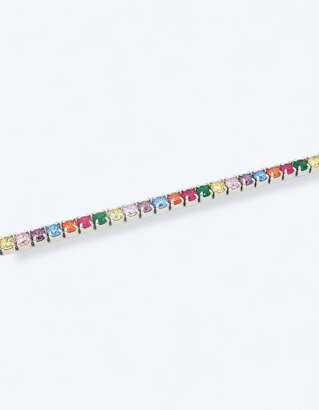 BRACCIALE TENNIS IN ARGENTO CON ZIRCONI 2mm