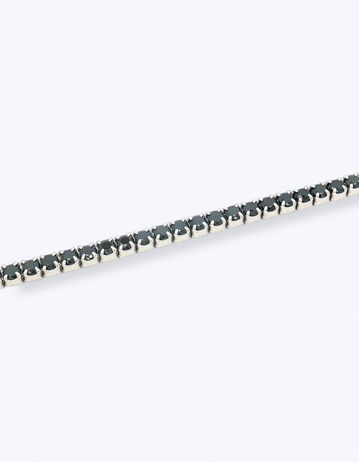 BRACCIALE TENNIS IN ARGENTO CON ZIRCONI 2mm