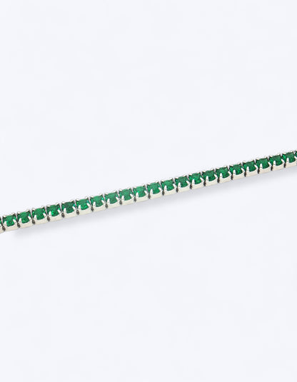 BRACCIALE TENNIS IN ARGENTO CON ZIRCONI 2MM