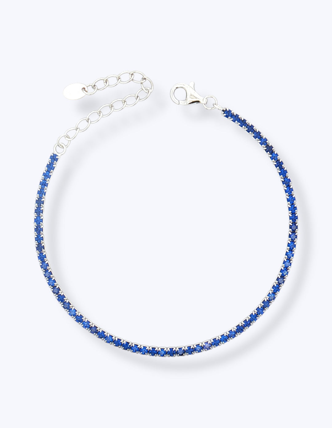 BRACCIALE TENNIS IN ARGENTO CON ZIRCONI 2mm