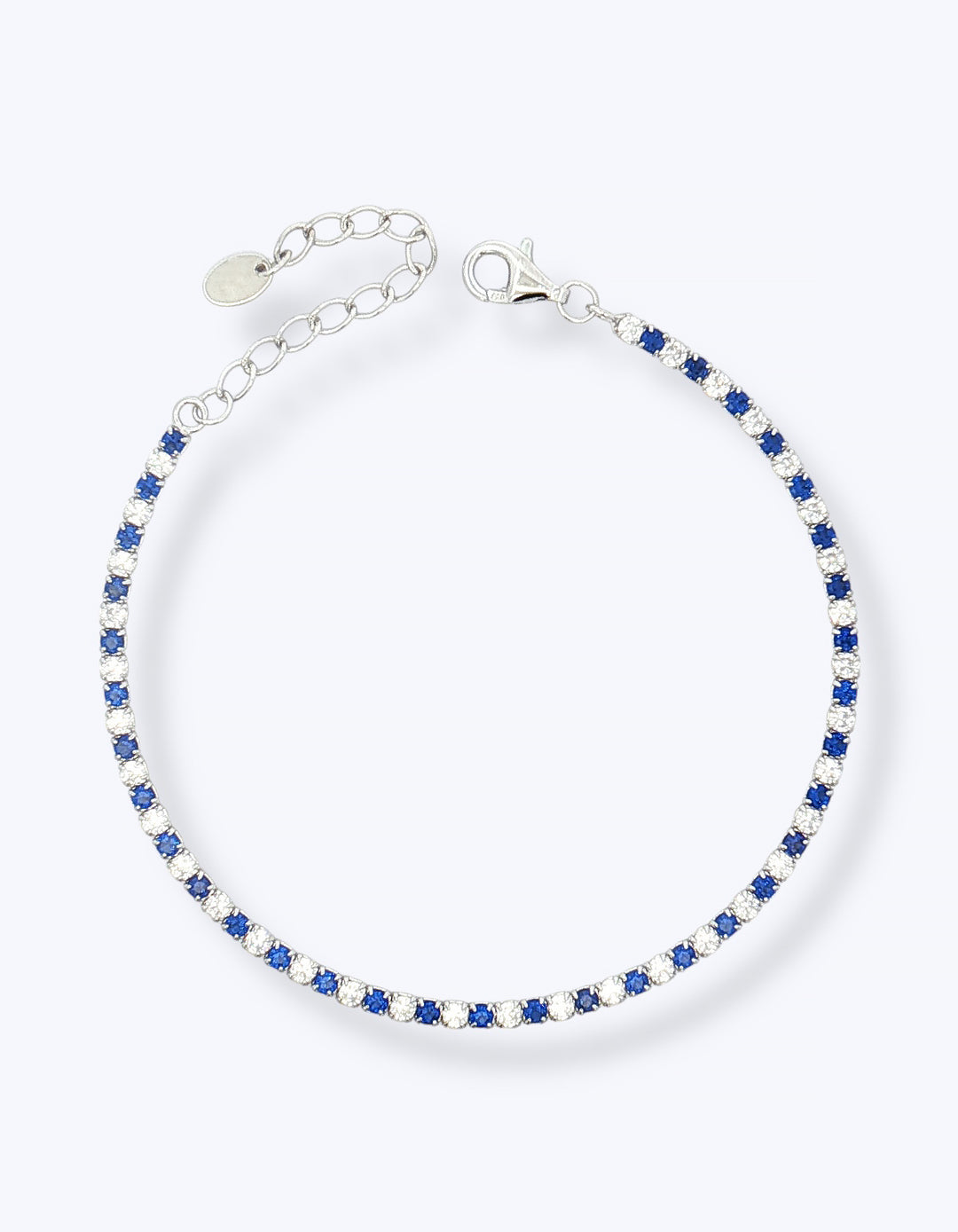 BRACCIALE TENNIS IN ARGENTO CON ZIRCONI 2MM