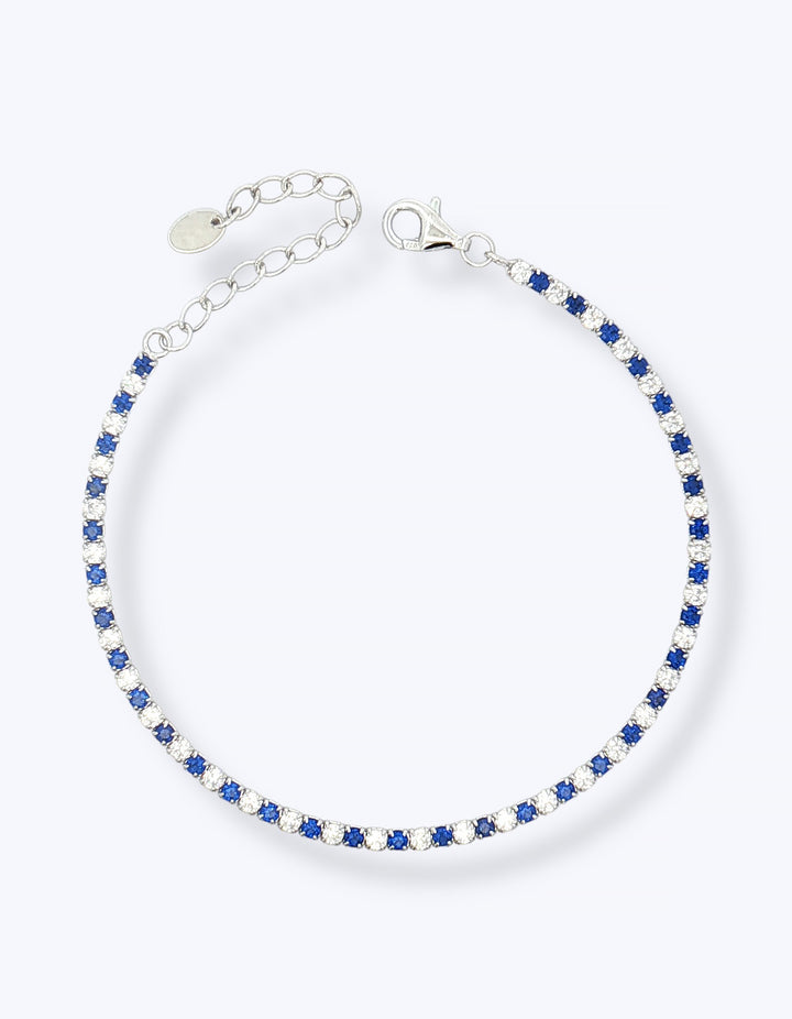 BRACCIALE TENNIS IN ARGENTO CON ZIRCONI 2MM