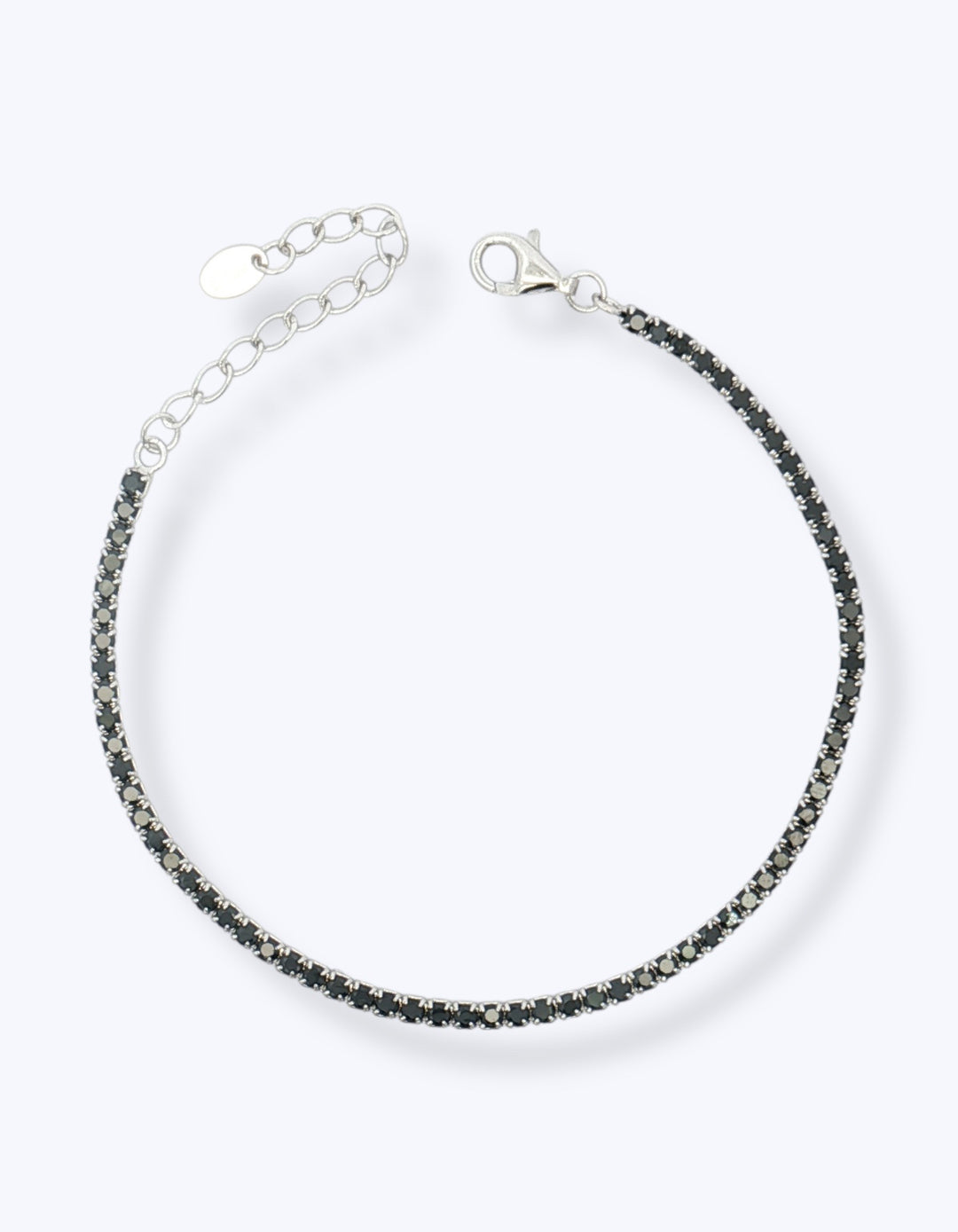 BRACCIALE TENNIS IN ARGENTO CON ZIRCONI 2MM