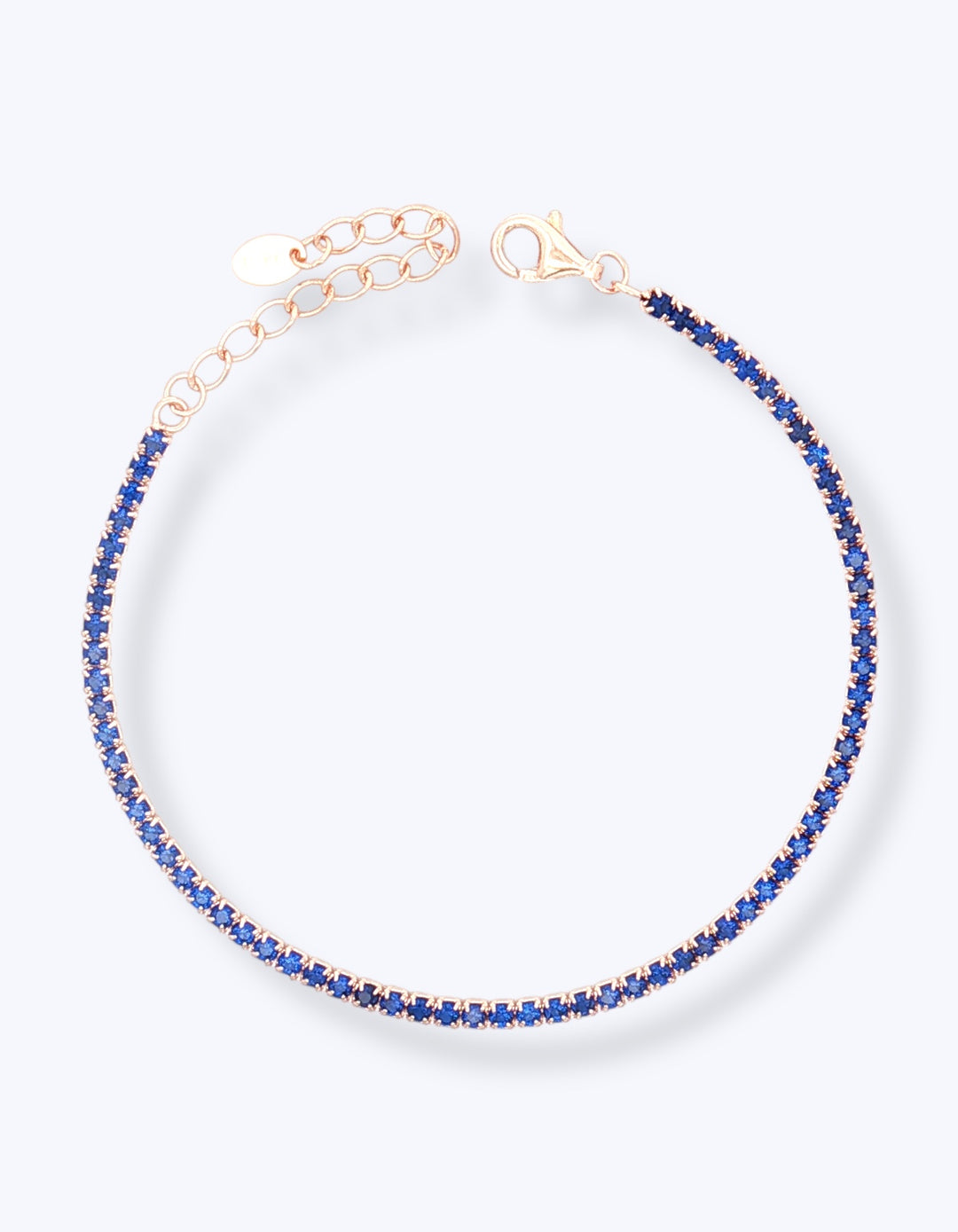 BRACCIALE TENNIS IN ARGENTO CON ZIRCONI 2mm