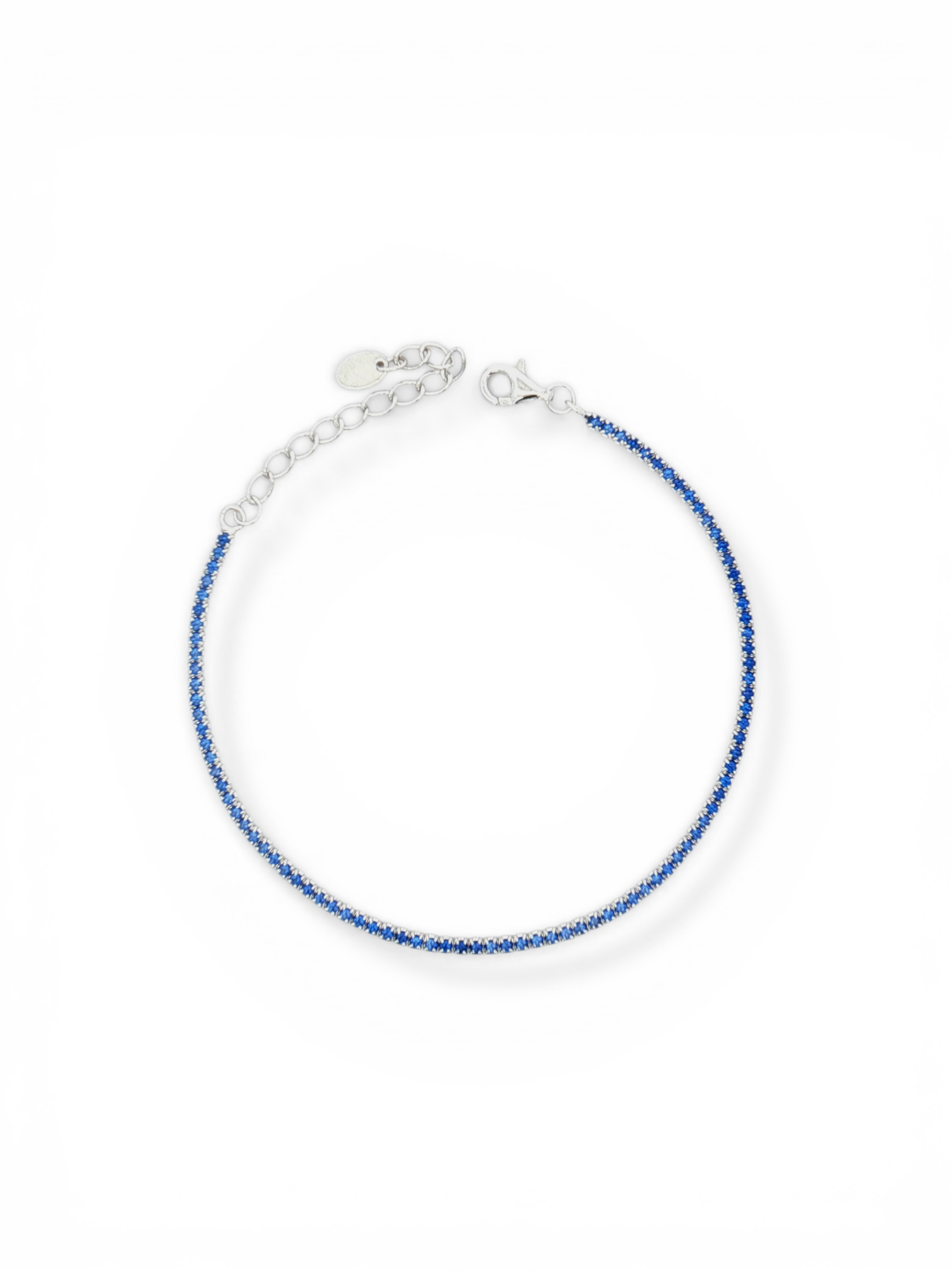 BRACCIALE TENNIS IN ARGENTO CON ZIRCONI 1,5MM