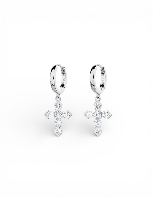 ORECCHINI A SCATTINO CROSS