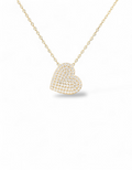 COLLANA CUORE PAVÈ