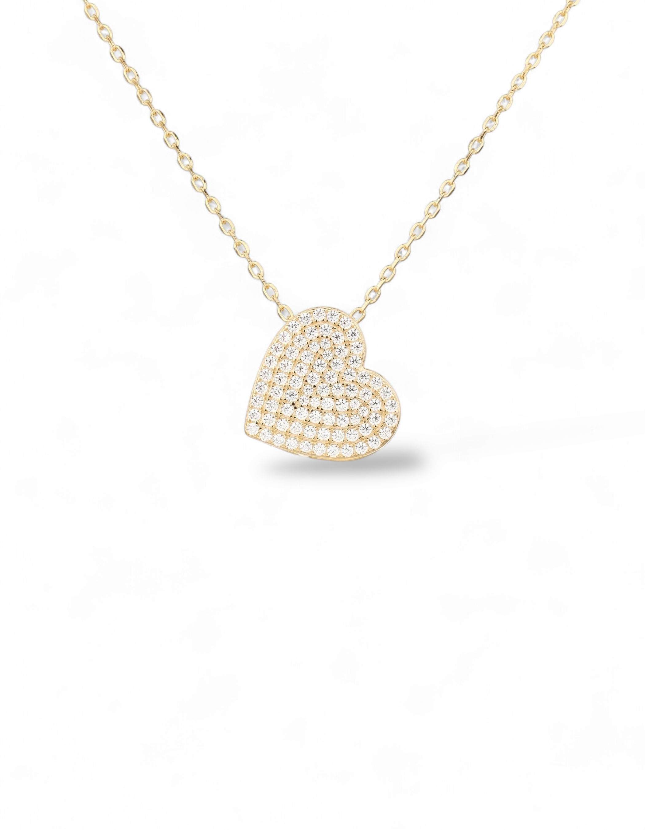 COLLANA CUORE PAVÈ