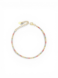 BRACCIALE TENNIS IN ARGENTO PLACCATO ORO 1,5MM