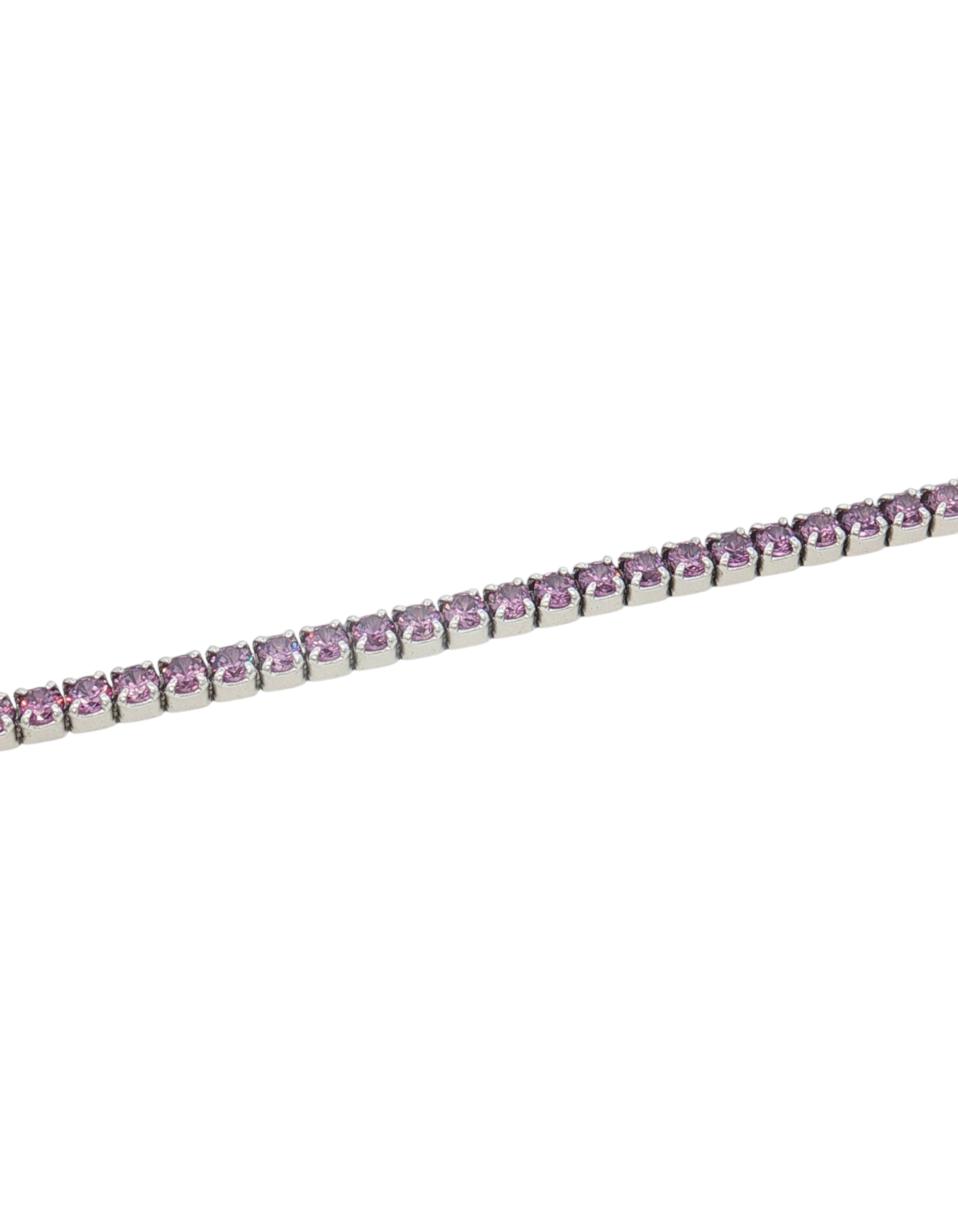 BRACCIALE TENNIS IN ARGENTO CON ZIRCONI 2MM