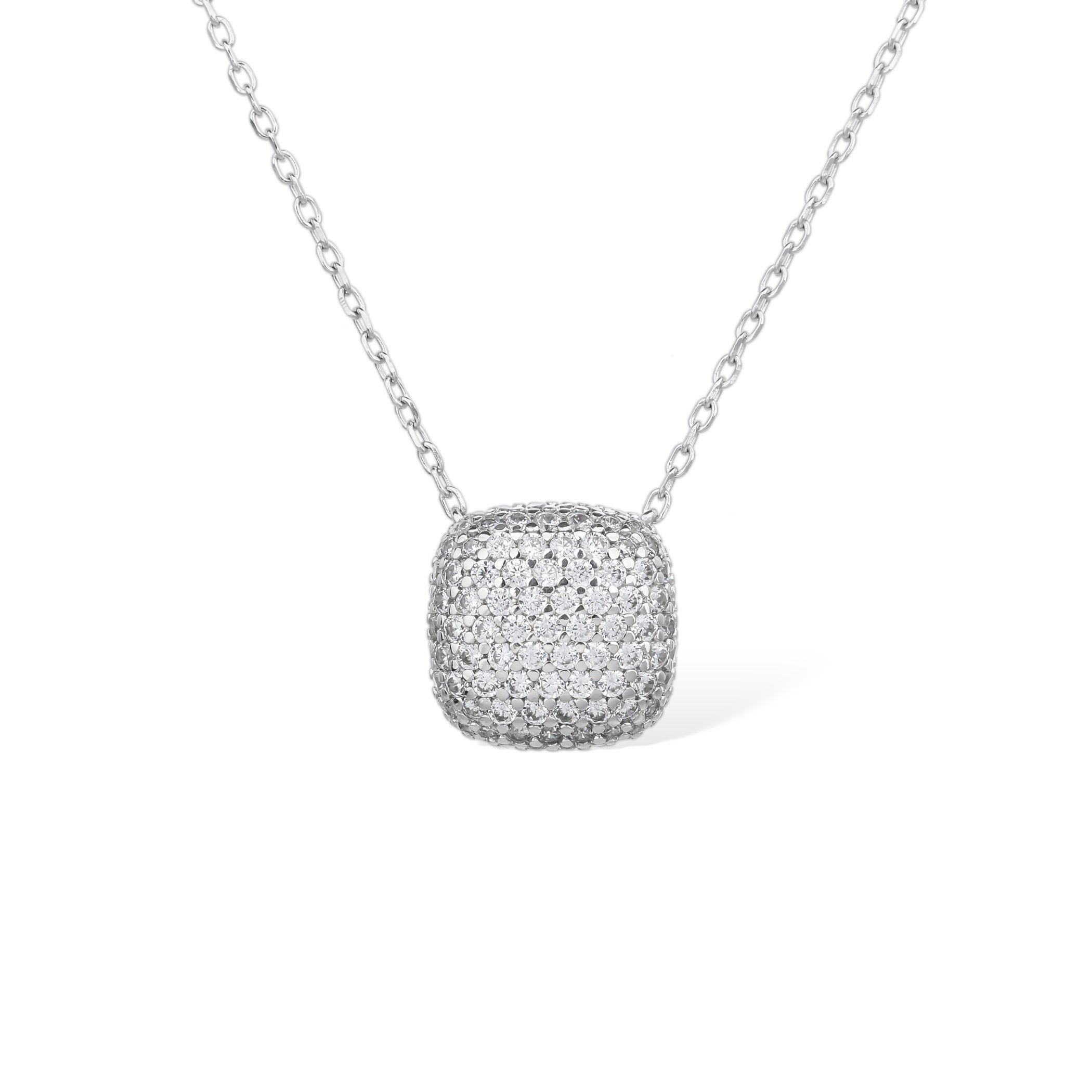 COLLANA CON PENDENTE PAVÉ