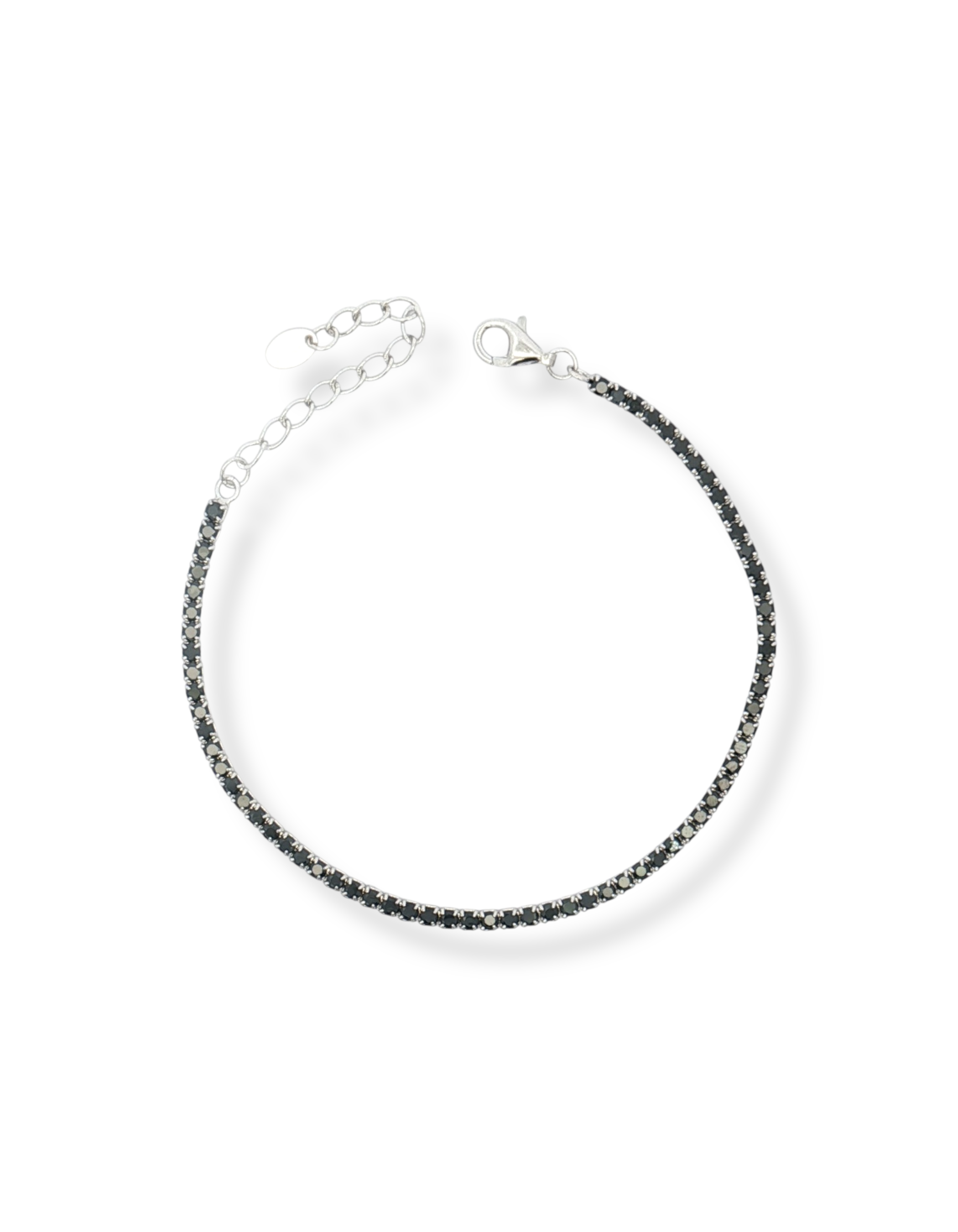 BRACCIALE TENNIS IN ARGENTO CON ZIRCONI 2MM