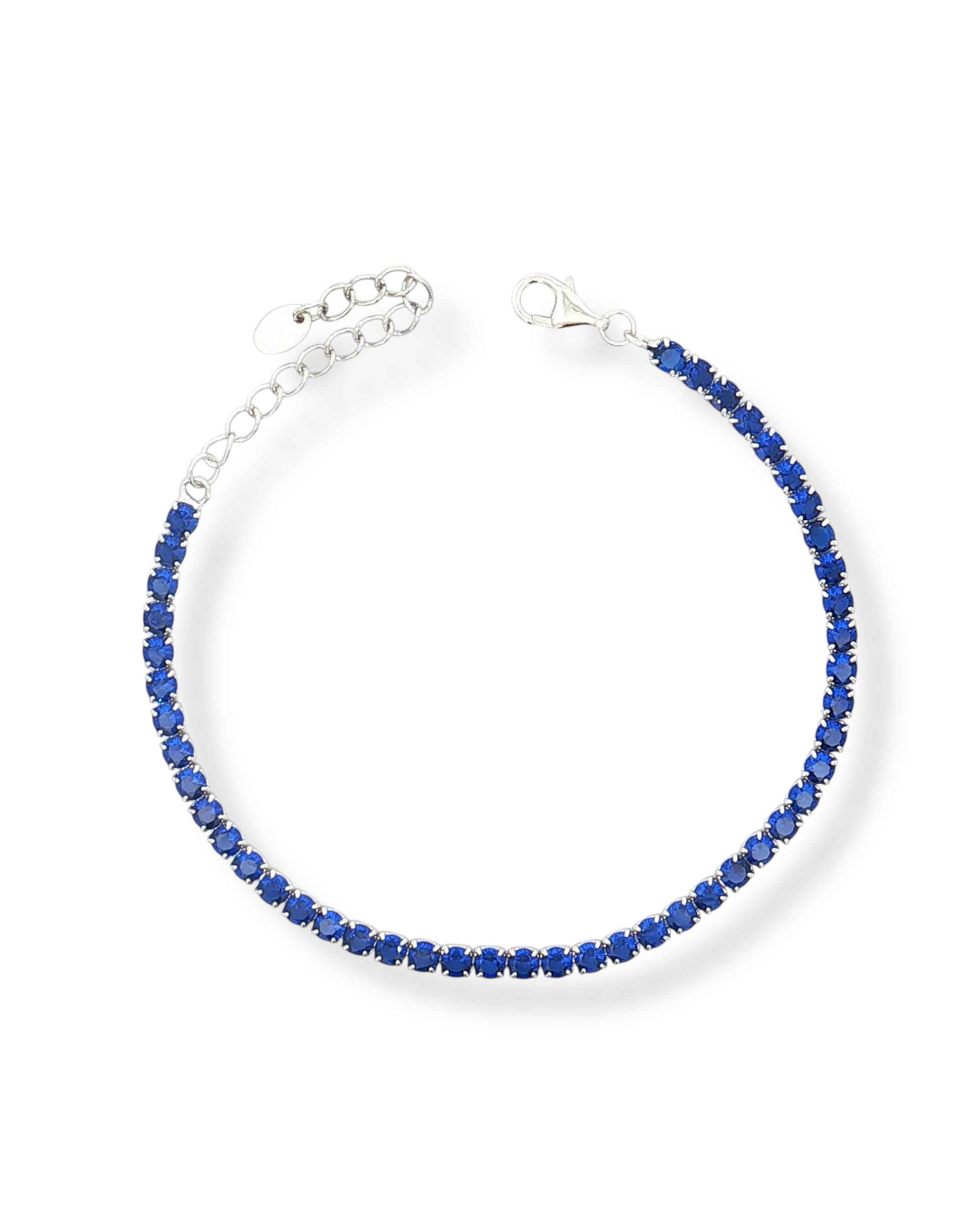 BRACCIALE TENNIS IN ARGENTO CON ZIRCONI 3MM