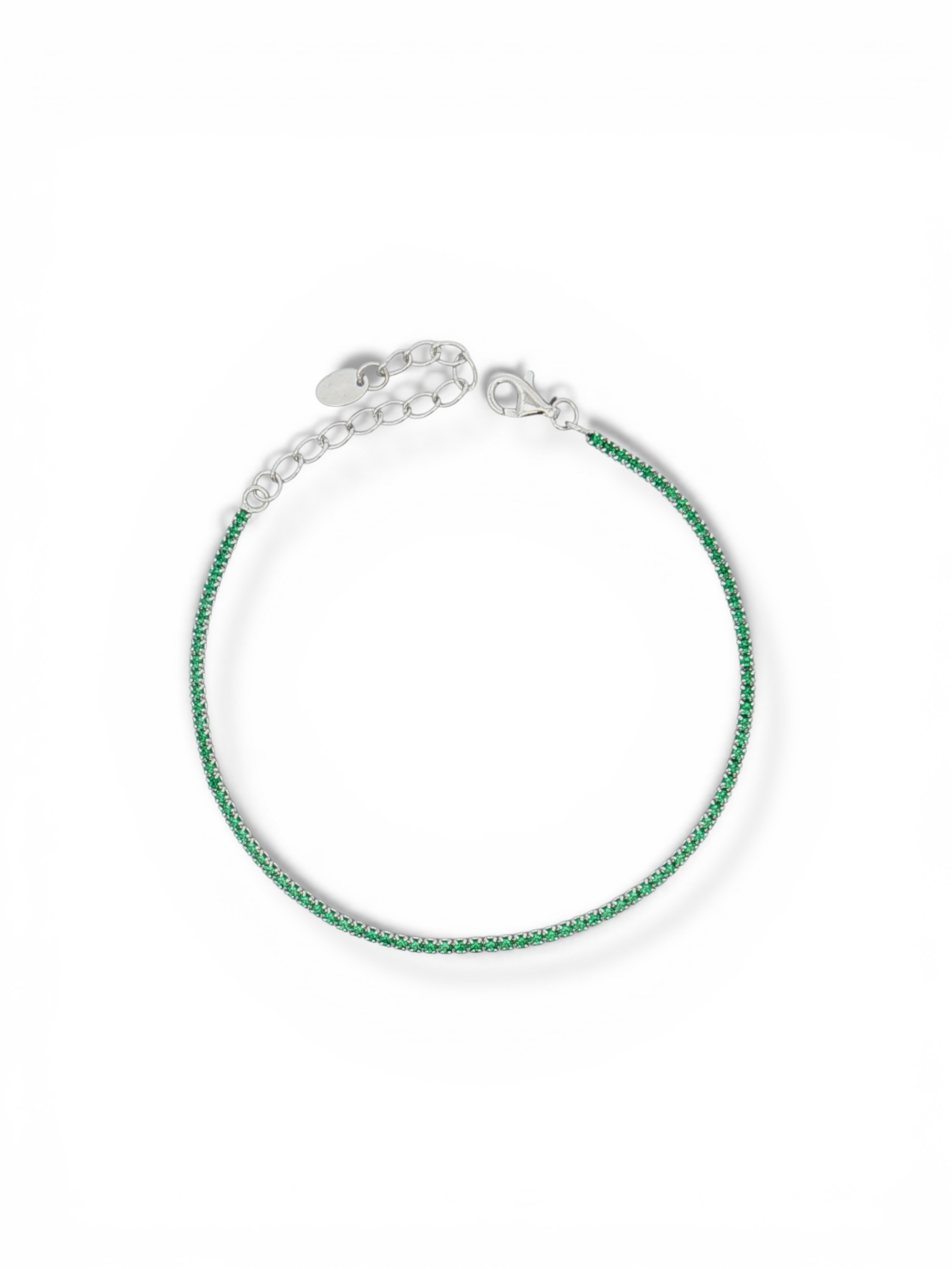 BRACCIALE TENNIS IN ARGENTO CON ZIRCONI 1,5MM