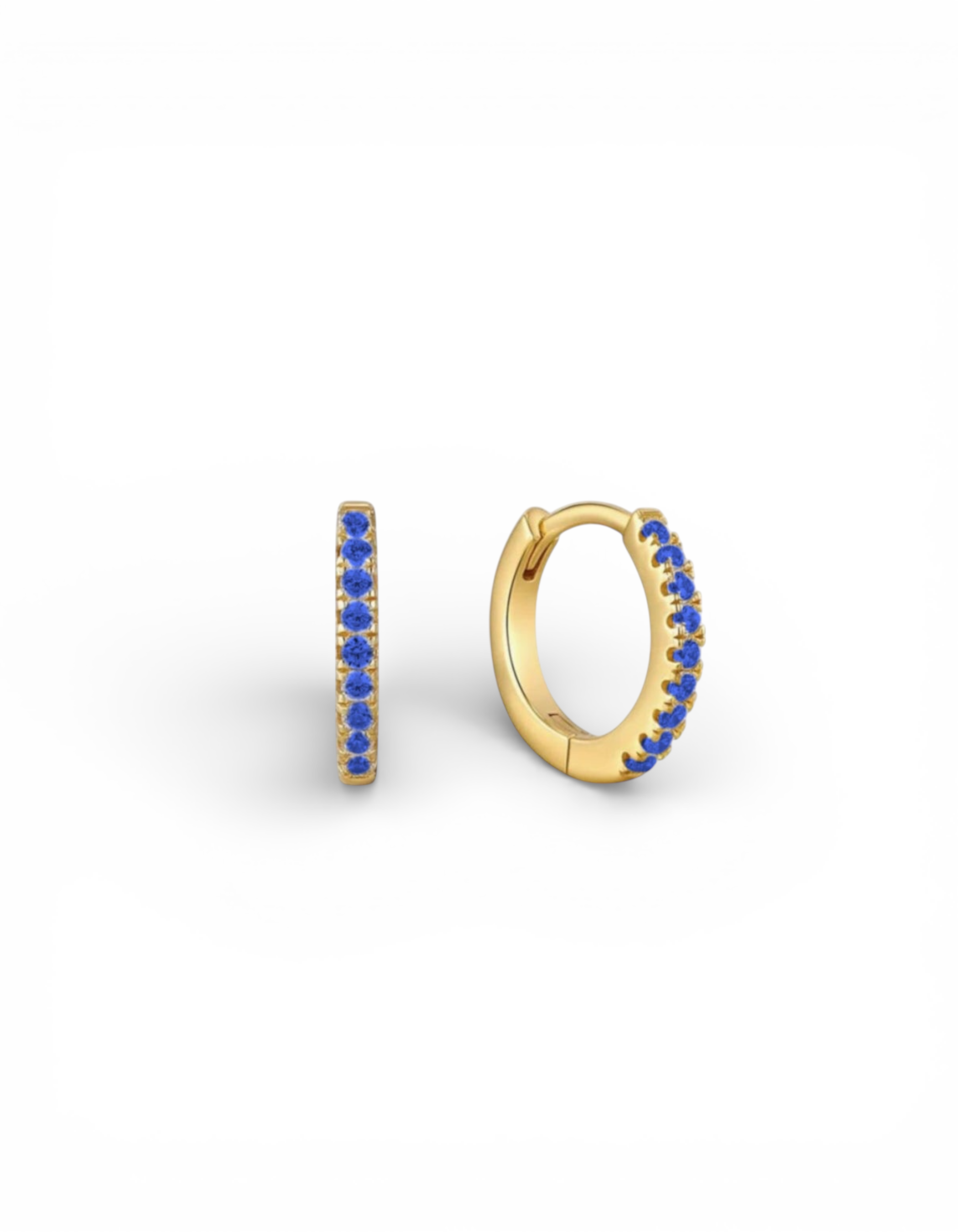 ORECCHINI HOOP CON ZIRCONI
